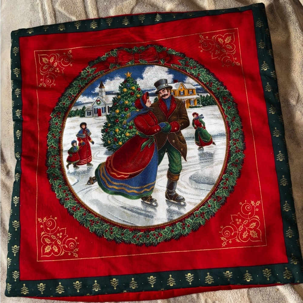 Beautiful Handmade Christmas Pillow Cover